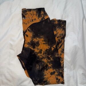 Balance Athletica Black and Orange Leggings